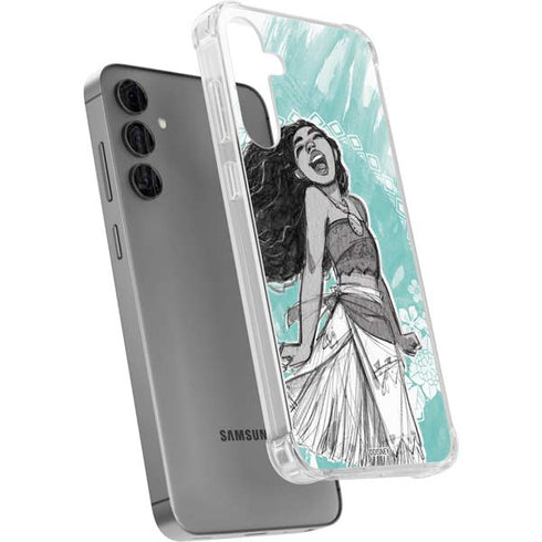 Disney Moana Singing Galaxy S24 Plus Clear Case