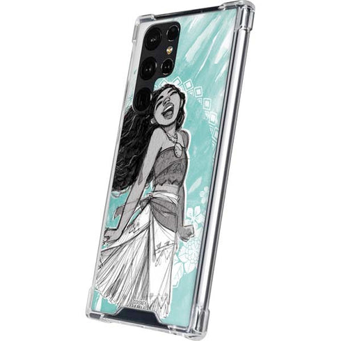 Disney Moana Singing Galaxy S24 Ultra Clear Case