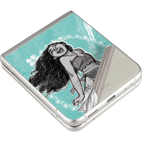 Disney Moana Singing Galaxy Z Flip3 5G Skin