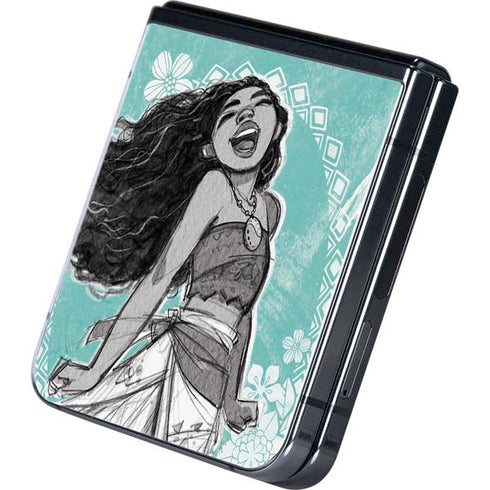 Disney Moana Singing Galaxy Z Flip5 5G Skin