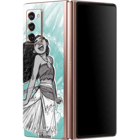 Disney Moana Singing Galaxy Z Fold2 5G Skin