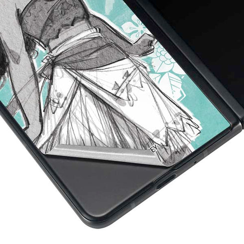 Disney Moana Singing Galaxy Z Fold3 5G Skin