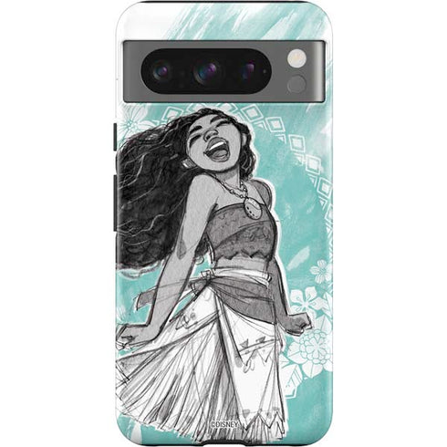 Disney Moana Singing Google Pixel 8 Pro Impact Case