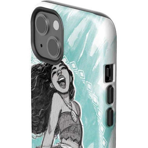 Disney Moana Singing iPhone 15 Plus Impact Case