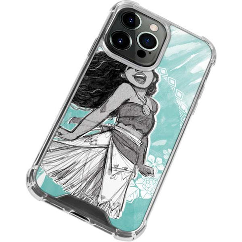 Disney Moana Singing iPhone 15 Pro Clear Case