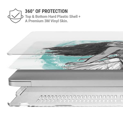 Disney Princess Moana Singing MacBook Air 15in (2023-2025) Case plus Skin
