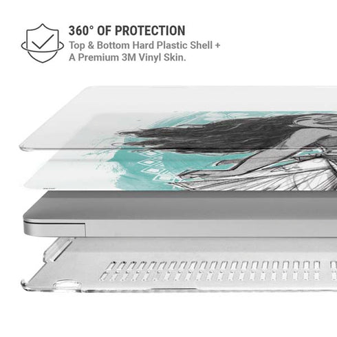 Disney Moana Singing MacBook Pro 15in (2016-19) Case plus Skin