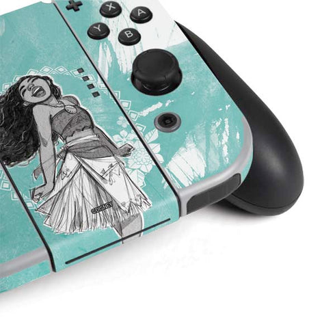 Disney Moana Singing Nintendo Switch OLED (2021) Skin
