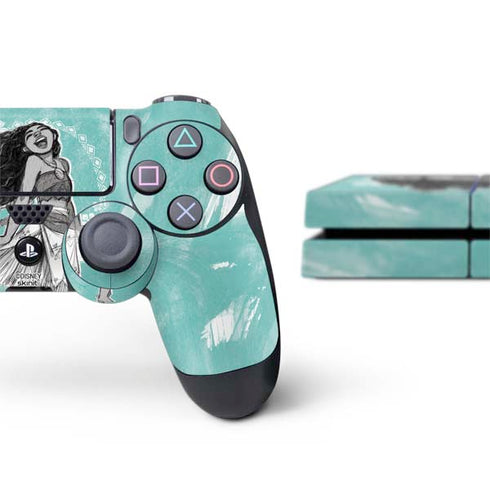 Disney Moana Singing PS4 Console and Controller Bundle Skin