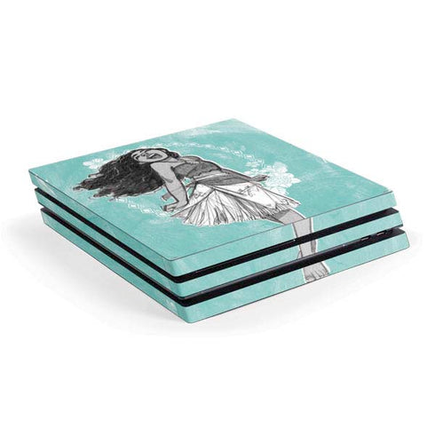 Disney Moana Singing PS4 Pro Console Skin