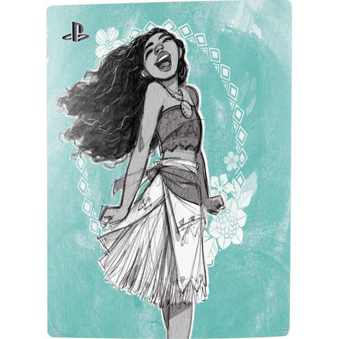 Disney Moana Singing PS5 Digital Edition Console Skin