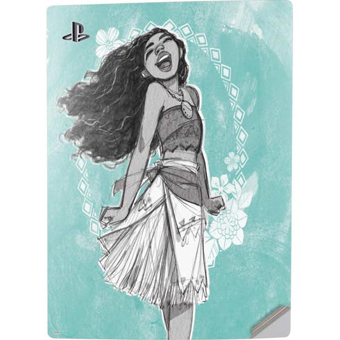 Disney Moana Singing PS5 Digital Edition Console Skin