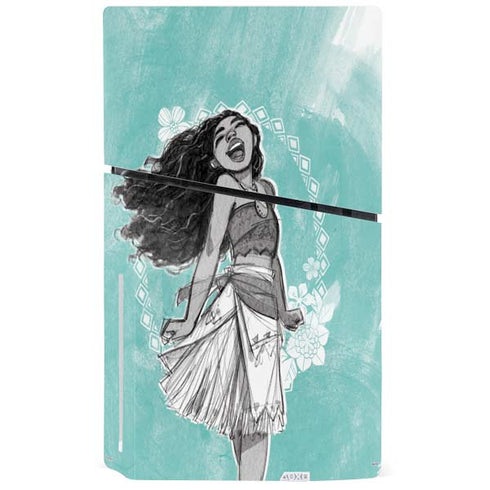 Disney Moana Singing PS5 Slim Disk Console Skin