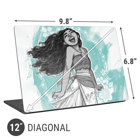 Disney Moana Singing Universal Laptop 12in (9.8 x 6.8in) Skin