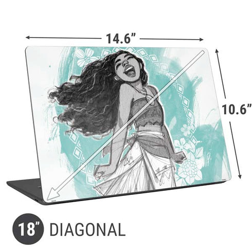 Disney Moana Singing Universal Laptop 18in (14.6 x 10.6in) Skin