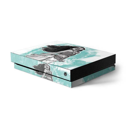Disney Moana Singing Xbox One X Console Skin