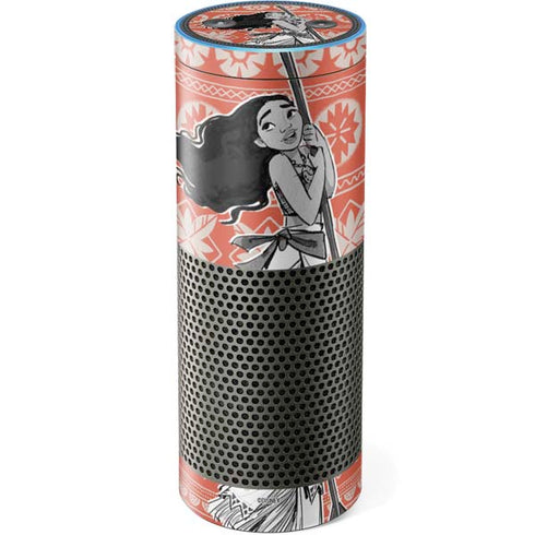 Disney Moana Character Tropical Print Art Amazon Echo Skin