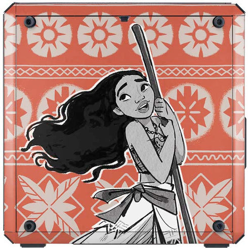 Disney Moana Character Tropical Print Art Cooler Master MasterBox Q300L Mini Tower Skin