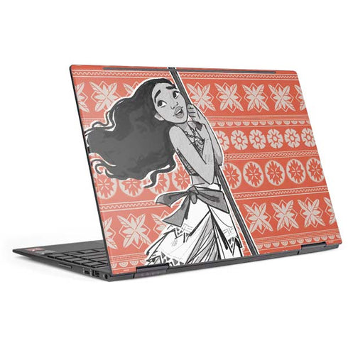 Disney Moana Character Tropical Print Art HP Envy Skin