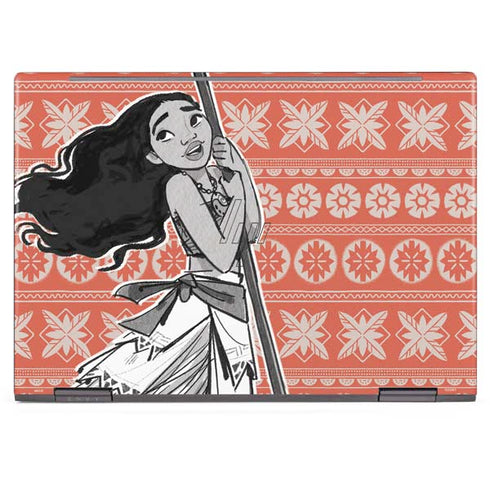 Disney Moana Character Tropical Print Art HP Envy Skin