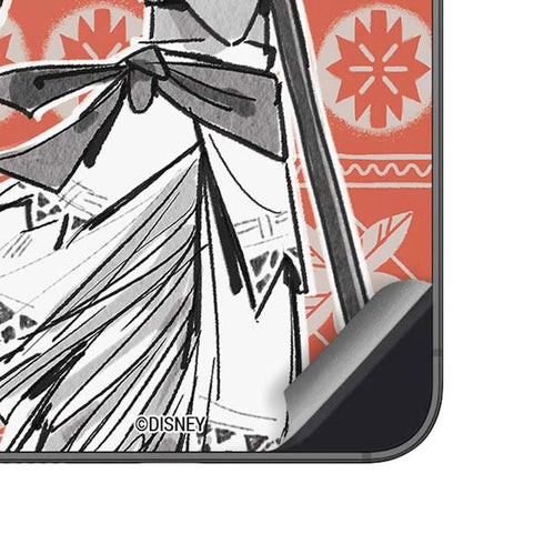 Disney Moana Character Tropical Print Art Galaxy A14 5G Skin