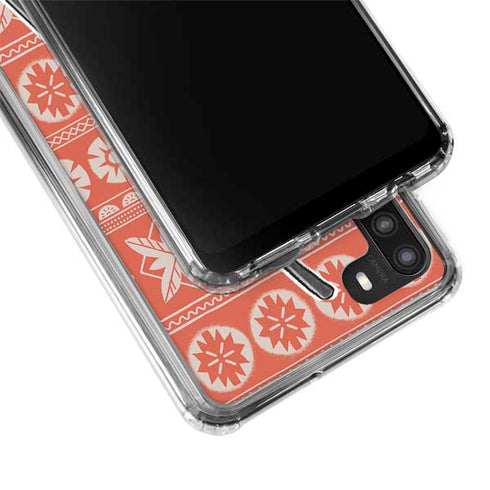 Disney Moana Character Tropical Print Art Galaxy A21 Clear Case