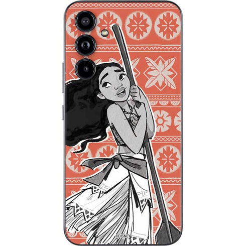 Disney Moana Character Tropical Print Art Galaxy A54 5G Skin