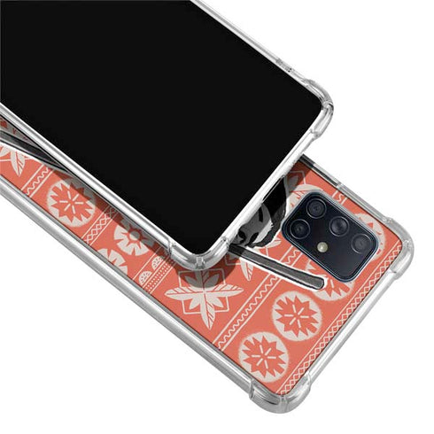 Disney Moana Character Tropical Print Art Galaxy A71 5G Clear Case