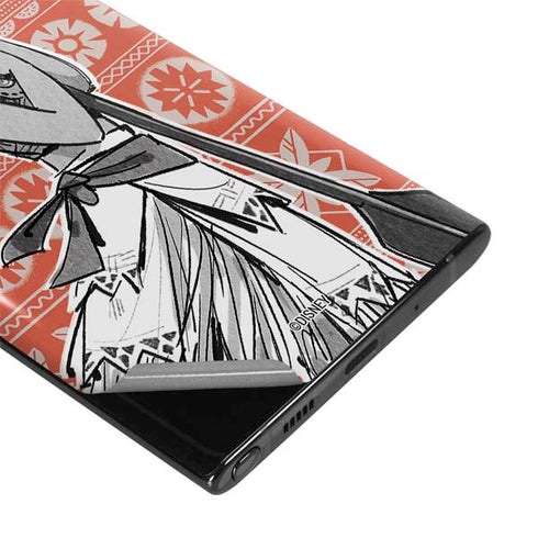 Disney Moana Character Tropical Print Art Galaxy Note 10 Skin