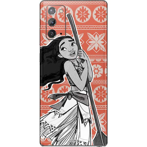 Disney Moana Character Tropical Print Art Galaxy Note20 5G Skin