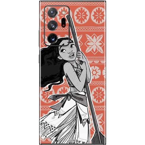 Disney Moana Character Tropical Print Art Galaxy Note20 Ultra 5G Skin