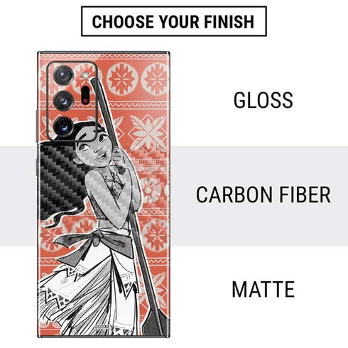 Disney Moana Character Tropical Print Art Galaxy Note20 Ultra 5G Skin