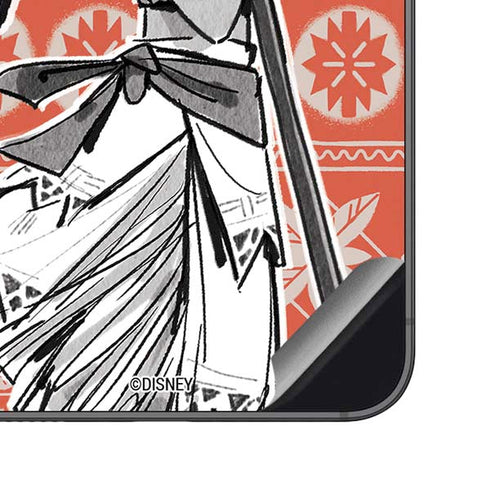 Disney Moana Character Tropical Print Art Galaxy S23 FE Skin