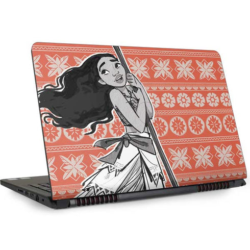 Disney Moana Character Tropical Print Art Dell Inspiron Skin