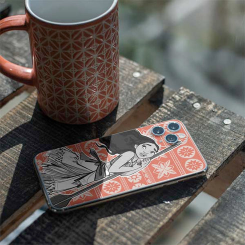 Disney Moana Character Tropical Print Art iPhone 11 Pro Skin