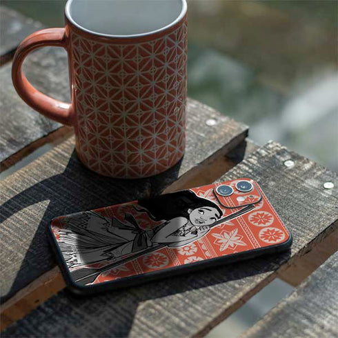 Disney Moana Character Tropical Print Art iPhone 11 Skin