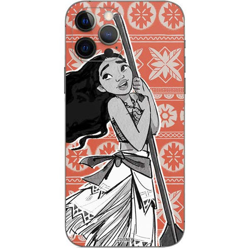 Disney Moana Character Tropical Print Art iPhone 12 Pro Skin