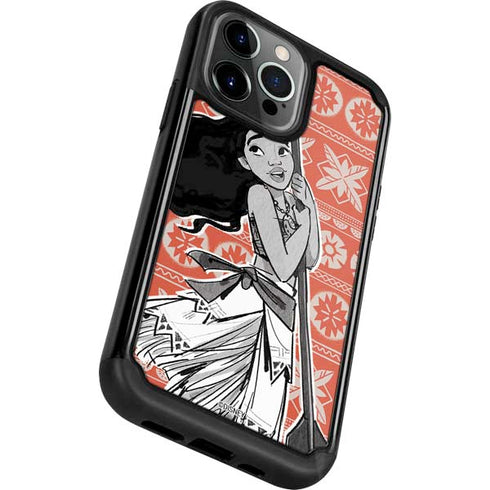 Disney Moana Character Tropical Print Art iPhone 13 Pro Cargo Case