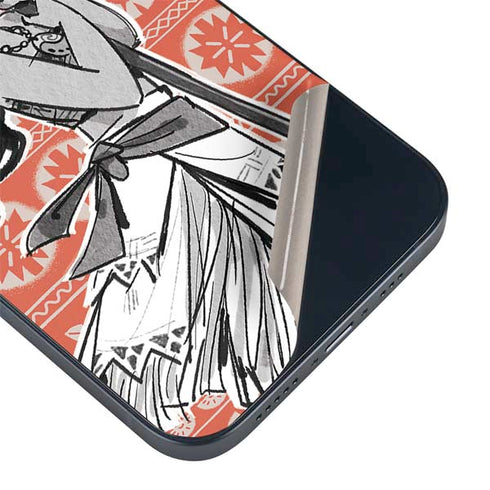 Disney Moana Character Tropical Print Art iPhone 14 Plus Skin