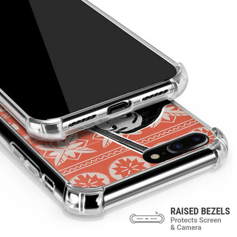 Disney Moana Character Tropical Print Art iPhone 7/8 Plus Clear Case