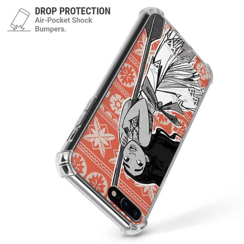 Disney Moana Character Tropical Print Art iPhone 7/8 Plus Clear Case