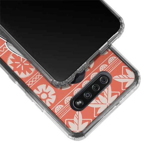 Disney Moana Character Tropical Print Art LG K51/Q51 Clear Case