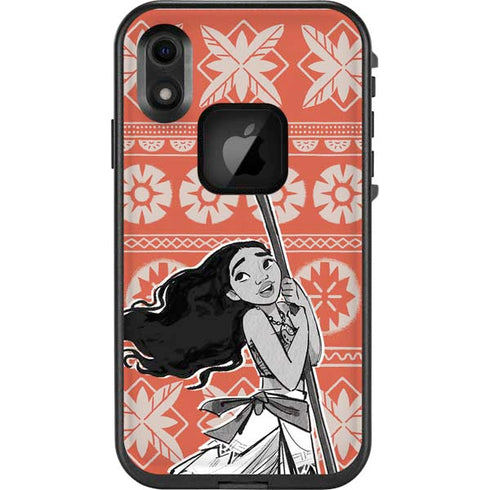 Disney Moana Character Tropical Print Art LifeProof Fre iPhone Skin