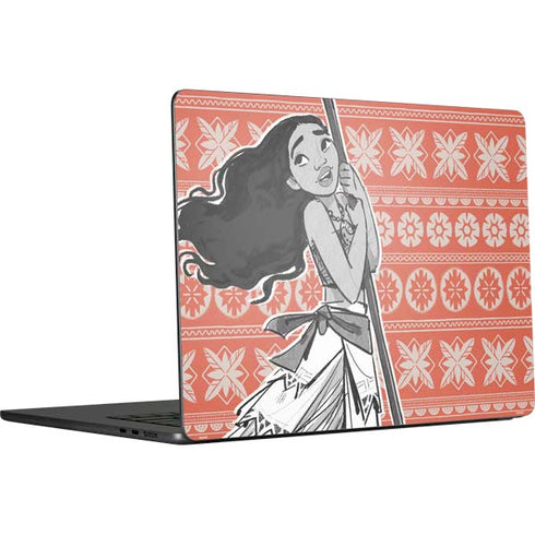 Disney Moana Character Tropical Print Art MacBook Air 15 in (2023) Skin