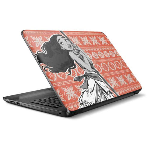 Disney Moana Character Tropical Print Art HP Notebook Skin