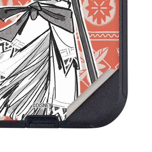 Disney Moana Character Tropical Print Art Otterbox Defender iPhone Skin