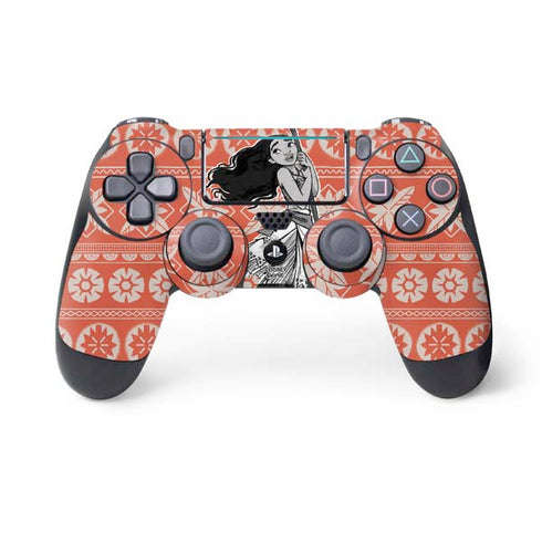 Disney Moana Character Tropical Print Art PS4 Pro/Slim Controller Skin