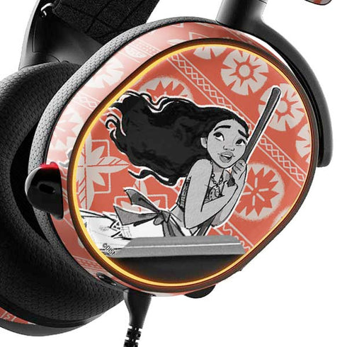 Disney Moana Character Tropical Print Art SteelSeries Arctis 3 Skin