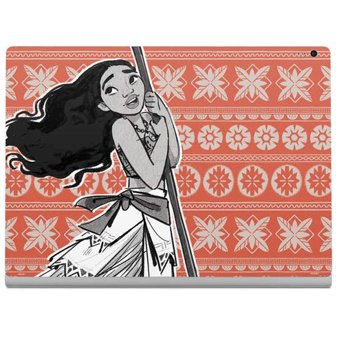 Disney Moana Character Tropical Print Art Surface Book 2 13.5in Skin