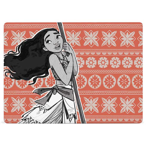 Disney Moana Character Tropical Print Art Surface Laptop 2 Skin